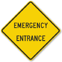 emergency sign boards10